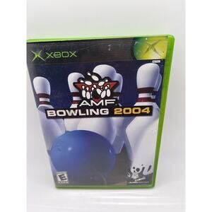AMF Bowling 2004 + Reg Card Xbox AD Complete CIB - TESTED